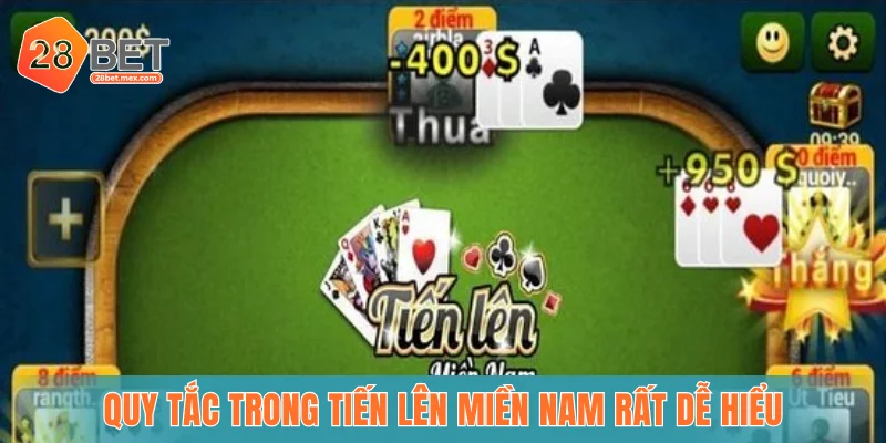 Quy tắc trong tiến lên miền Nam rất dễ hiểu